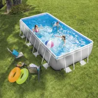 Intex piscine échelle et pompe 488x244x107cm 26792