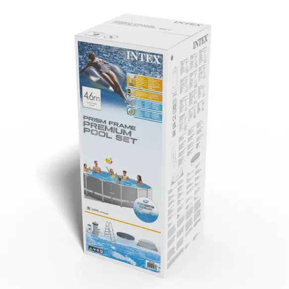 Intex piscine  échell et pompe 4.57x1.22xm 26726