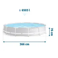 Intex piscine ronde amovible 3.66x76cm 26710NP