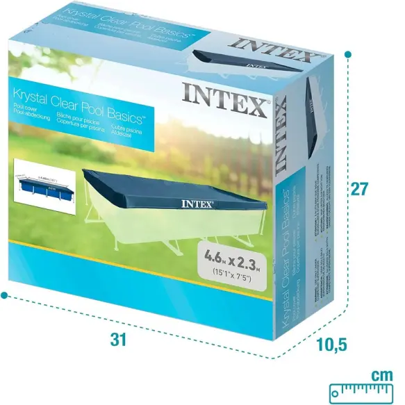 Intex bâche protection pour piscine 4MX2M 28039