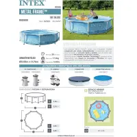 Intex piscine beachside metal 305x76cm 28206