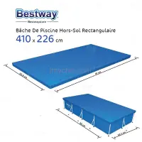 Bestway bache de couverture Piscine 410x226 58107