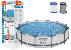 Bestway piscine avec pompe 366x76cm 56416