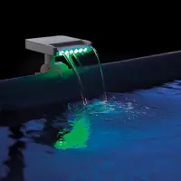 Intex cascade de piscine à led multicolores 28090