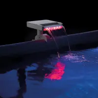 Intex cascade de piscine à led multicolores 28090