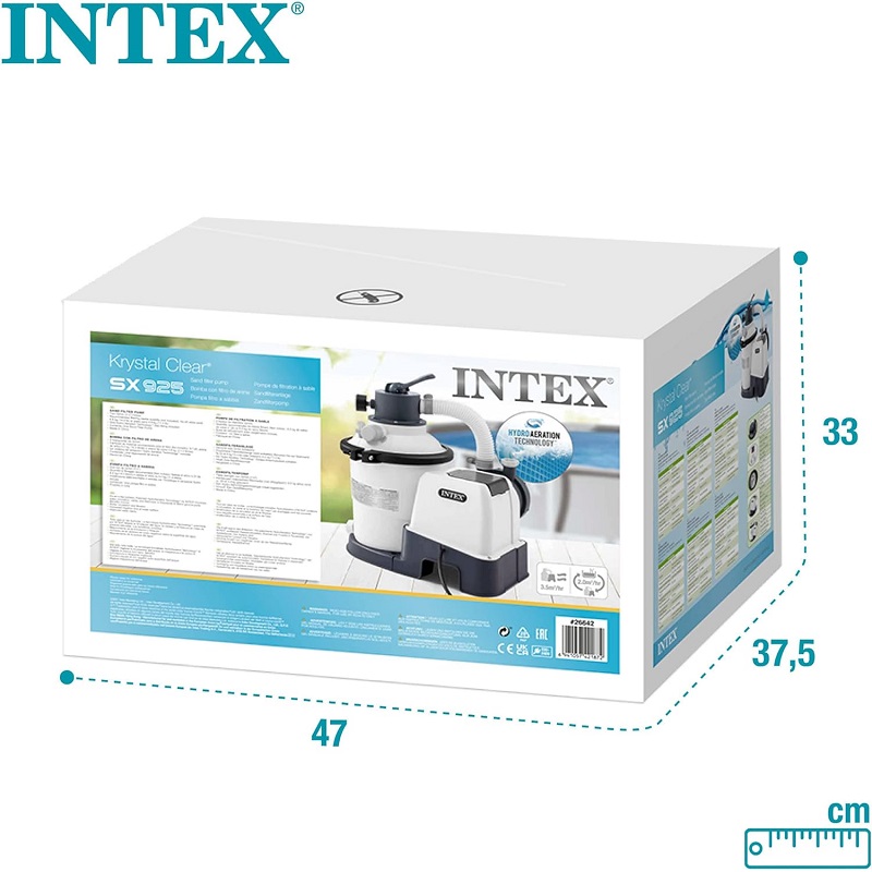 Intex filtre à sable pour piscine 2000l/h 26642