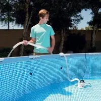 Intex pompe vide de piscine 3.6m3/h 28606