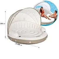 Intex lounge caraïbes pour piscine et sol 58292