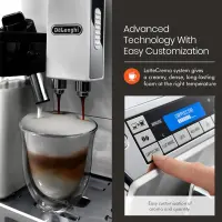 DeLonghi Eletta Cappuccino ECAM45.760.W Café Broyeur