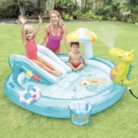Intex piscine aire de jeux gonflable Alligator 57165