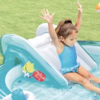 Intex piscine aire de jeux gonflable Alligator 57165