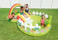 Intex piscine aire de jeux gonflable mon jardin 57154