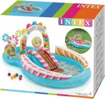 Intex piscine aire de jeux royaume des bonbons 57149