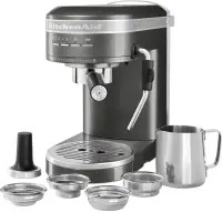 KitchenAid cafétiere artisan gris étain 5KES6503EMS