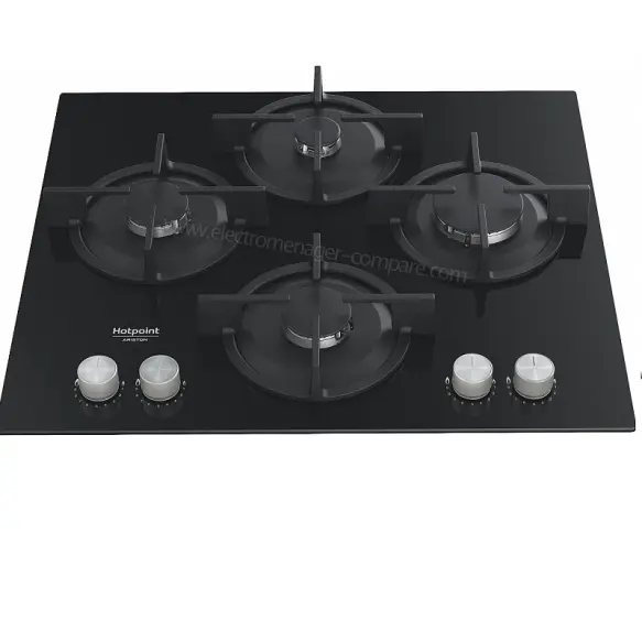 Ariston plaque cuisson au gaz 4 feux GS 61S/BK
