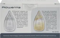 Rowenta kit nettoyant semelle fer à repasser ZD100D1 (pièce)
