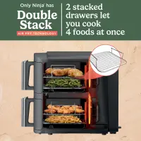 Ninja friteuse double zone verticale SL400EU