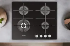 Whirlpool plaque de cuisson à gaz 4 feux GOWL628NB