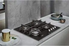 Whirlpool plaque de cuisson à gaz 4 feux GOWL628NB