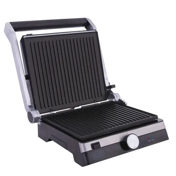 Black&amp;Decker grill panineuse 2000 watts CG2000-B5
