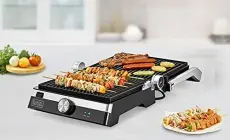 Black&amp;Decker grill panineuse 2000 watts CG2000-B5