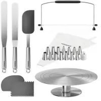 Kenwood kit de décoration pâtisserie en acier kwsd100