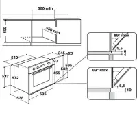 Whirlpool four encastrable 73L pyrolyse akz9629ix
