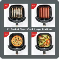 Black&Decker airfryer friteuse digital 1500w 5.5L AF5539-B5