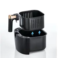 Black&Decker airfryer friteuse digital 1500w 5.5L AF5539-B5