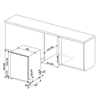Whirlpool lave vaisselle encastrable 14C  wi 7020 pef