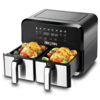 Black & Decker airfryer friteuse double zone 8L DZAF1700-B5