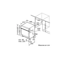 Siemens lave vaisselle encastrable iq300 sn53es27ve