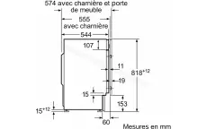 Siemens Lave linge encastrable IQ700 wi14w549ff  8kg