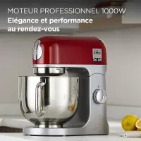 Kenwood robot pâtissier rouge 1000w 5L KMX750RD
