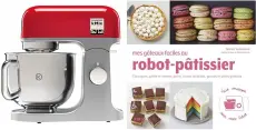 Kenwood robot pâtissier rouge 1000w 5L KMX750RD