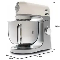 Kenwood petrin avec bol inoxydable 1000w kmx750cr