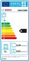 Bosch four encastrable serie 4 pyrolyse hba272bb0