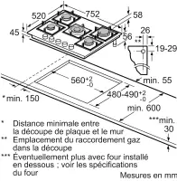 Bosch plaque de cuisson encastrable  serie 6 ppq7a6820