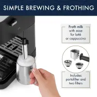 Delonghi stilosa cafétière avec mousseur  EC260.BK
