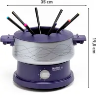 Tefal appareil à fondue simply invents ef351412
