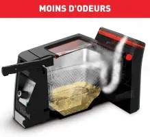 Tefal airfryer friteuse à l'huile clear duo 3.5L fr600d10