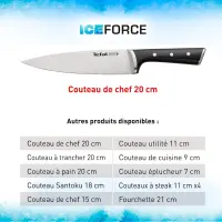 Tefal couteau ingenio ice force k2320514