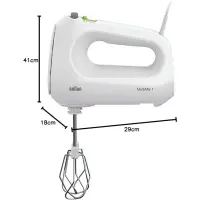 Braun batteur 400W HM101AI  HM1070WH