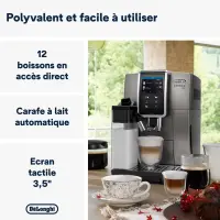 Delonghi cafétiere connectée dinamica plus ECAM372.95.TB