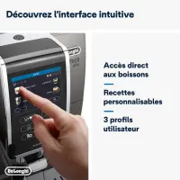 Delonghi cafétiere connectée dinamica plus ECAM372.95.TB