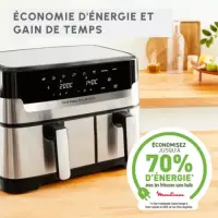 Moulinex friteuse dual easy fry&grill 8.3L 2700w EZ905D20