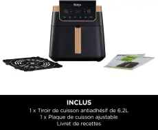 Ninja friteuse air fryer max pro AF180EUCP 6.2 L