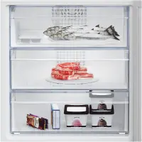 Beko combinet 70cm 620L inox RCNE620E40DSX