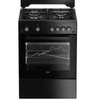 Beko cuisinière pose libre gaz 60 cm fsgtr62210gbcs