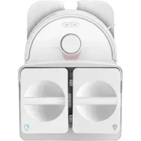 Roborock Qrevo robot aspirateur station multifonction blanc